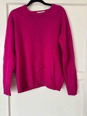 100% Scottish Cashmere Sweater in Pink